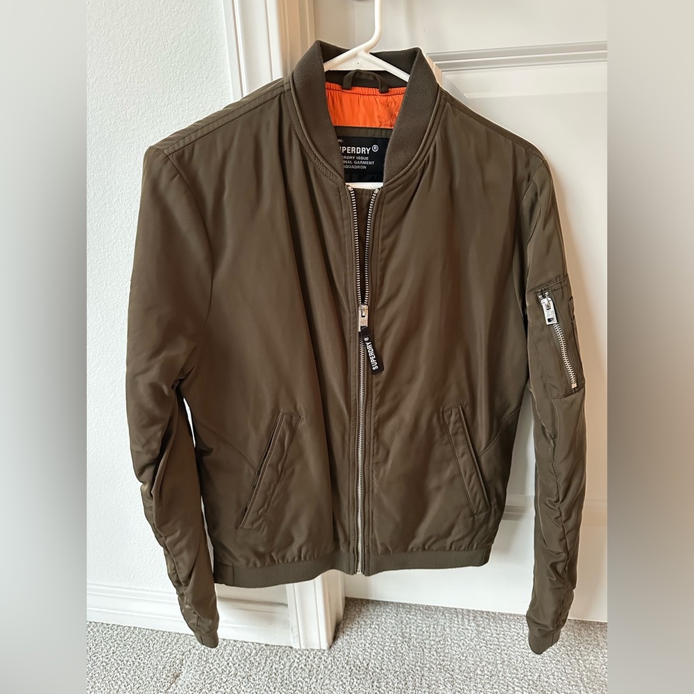 Superdry Women’s Carrie Bomber Jacket, Khaki, S